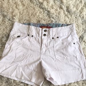 White jean shorts!